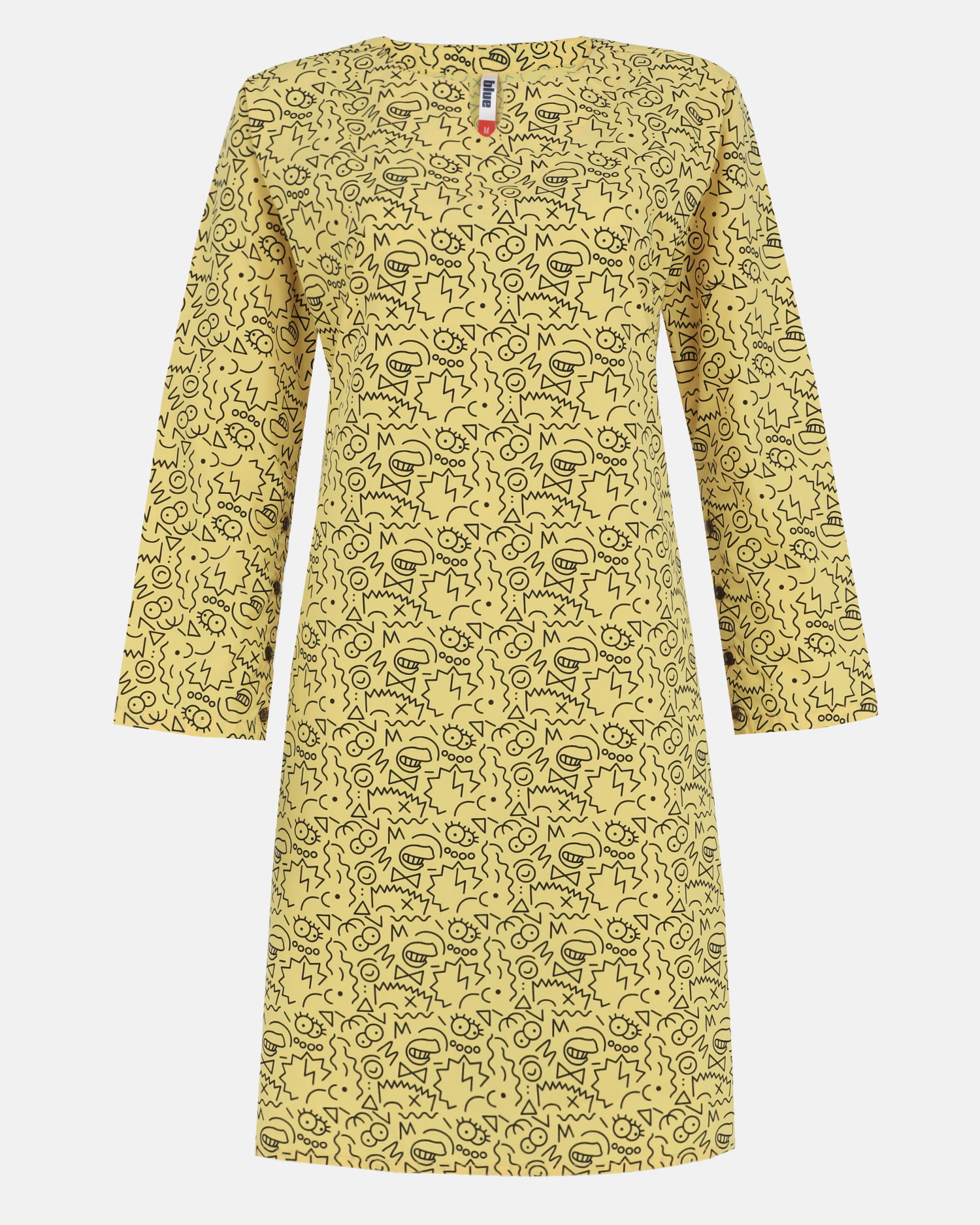 Ladies Tops Yellow Print