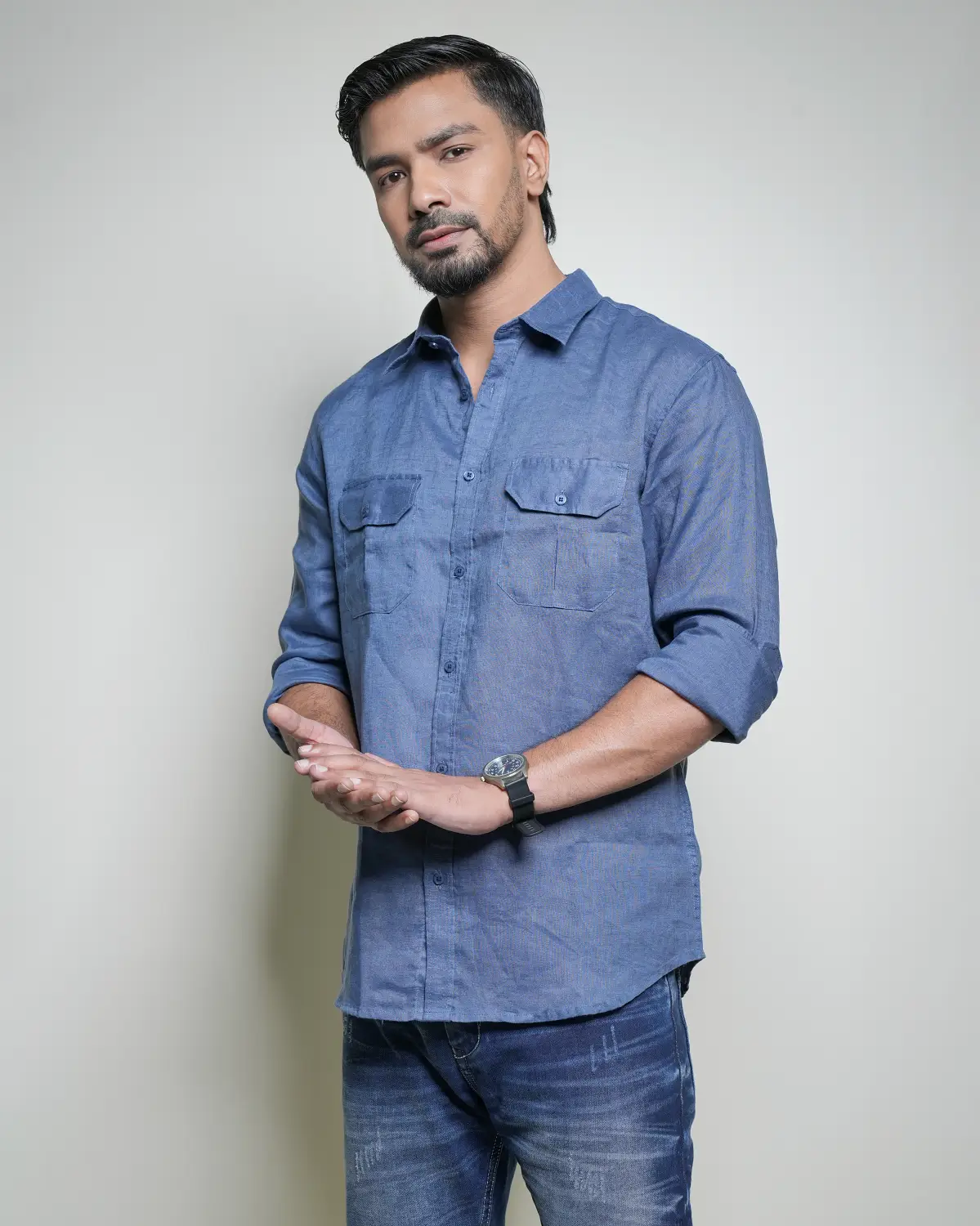 Men's Smart Shirt Royal Blue