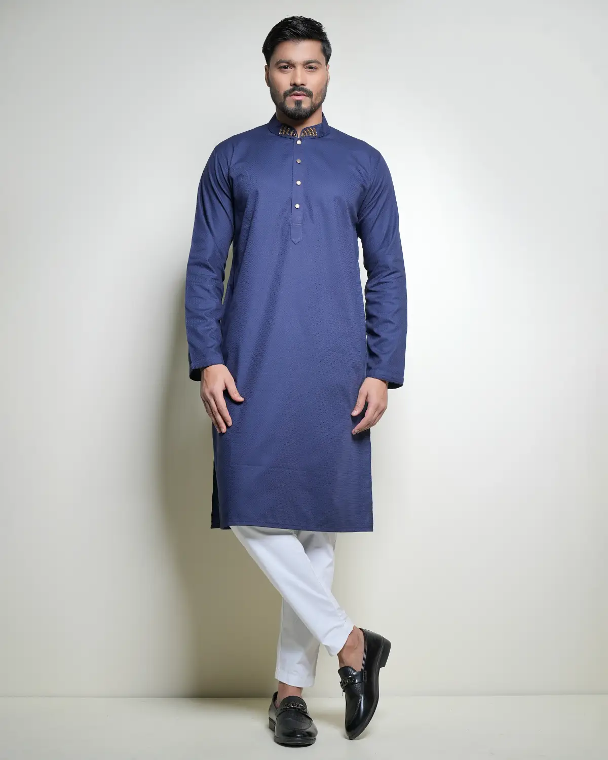 Men's Navy Panjabi