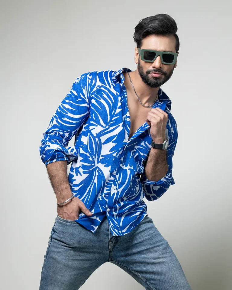 Royal Blue Casual Shirt