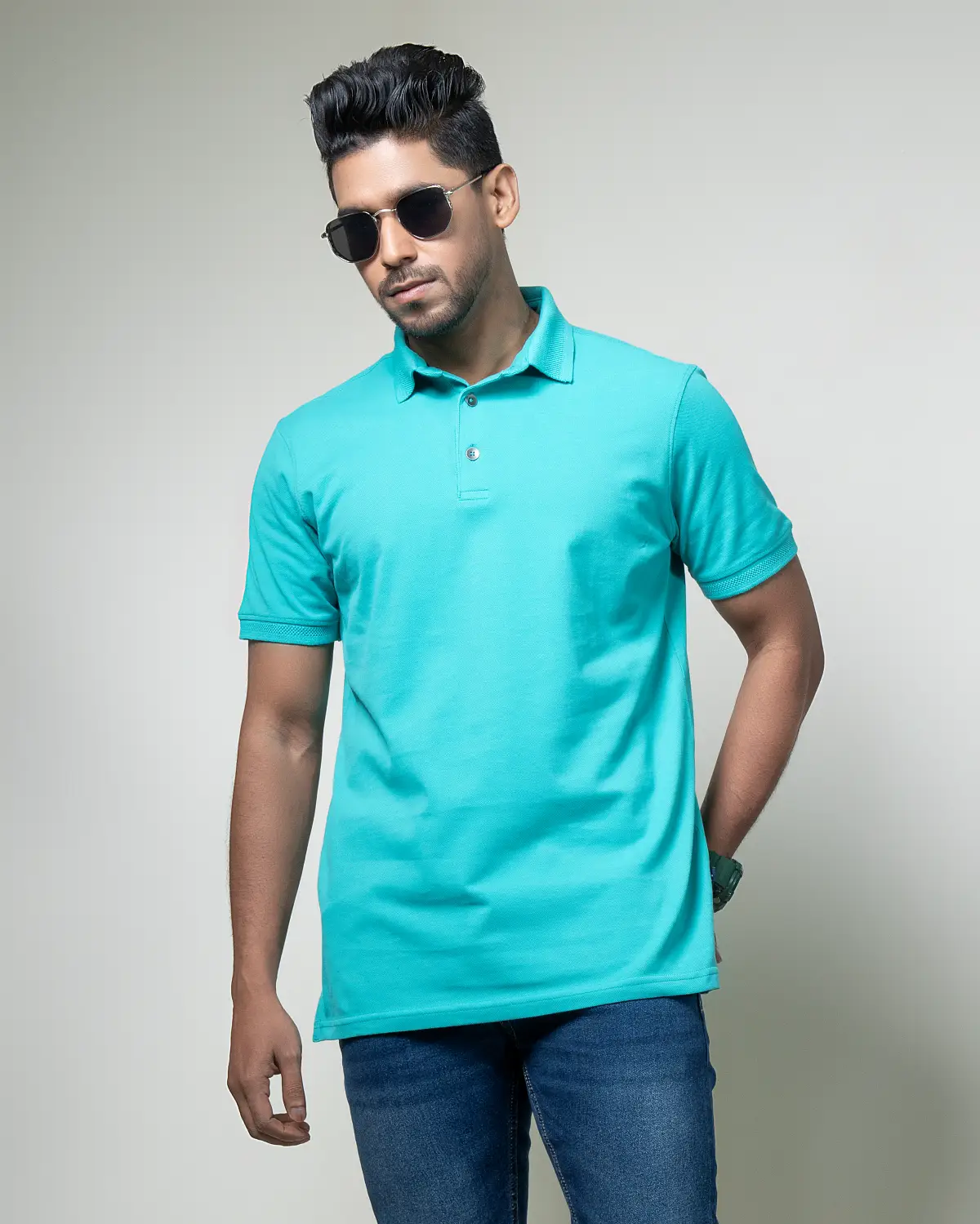Polo Shirt Turquoise