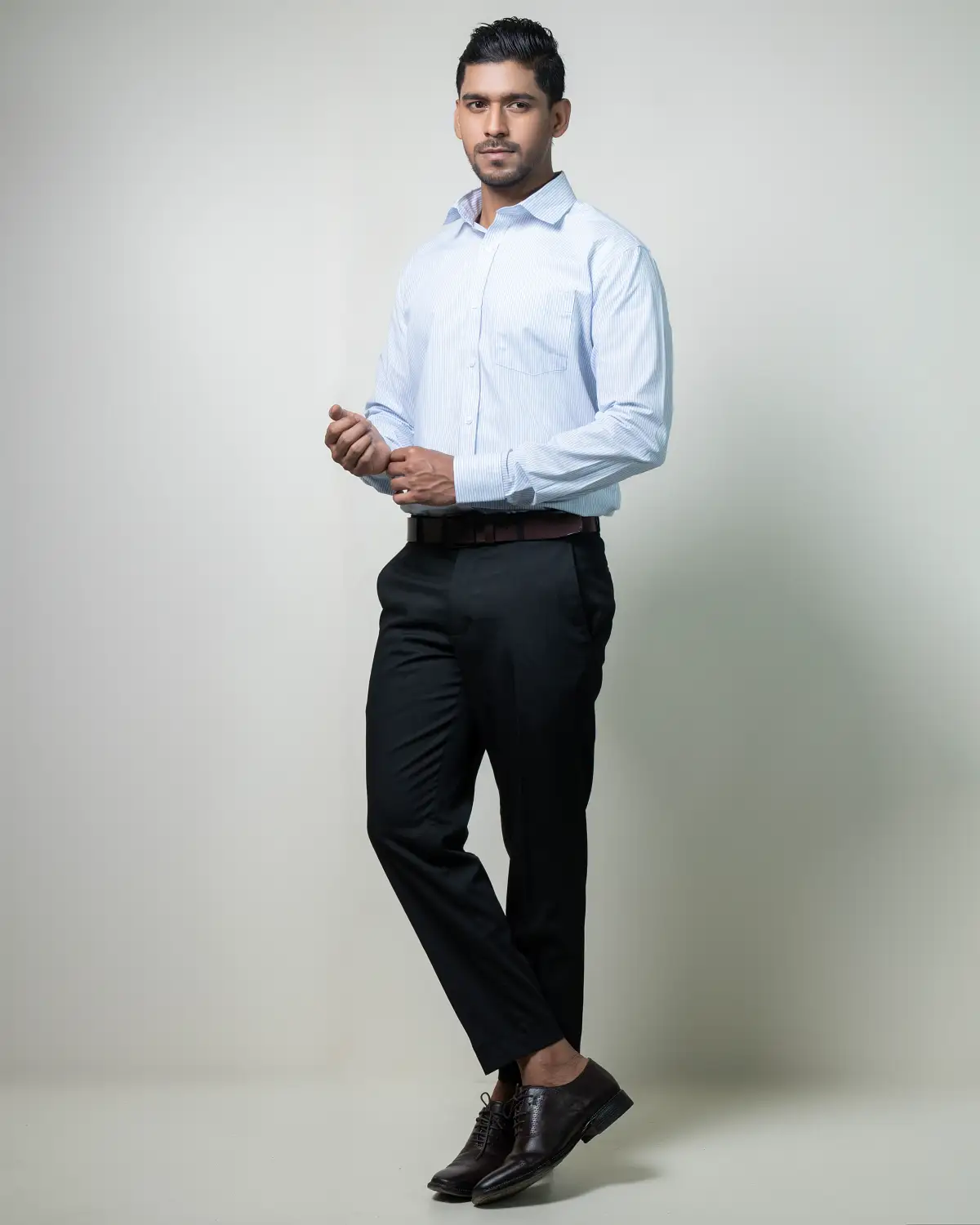 Sky Stripe Formal Shirt