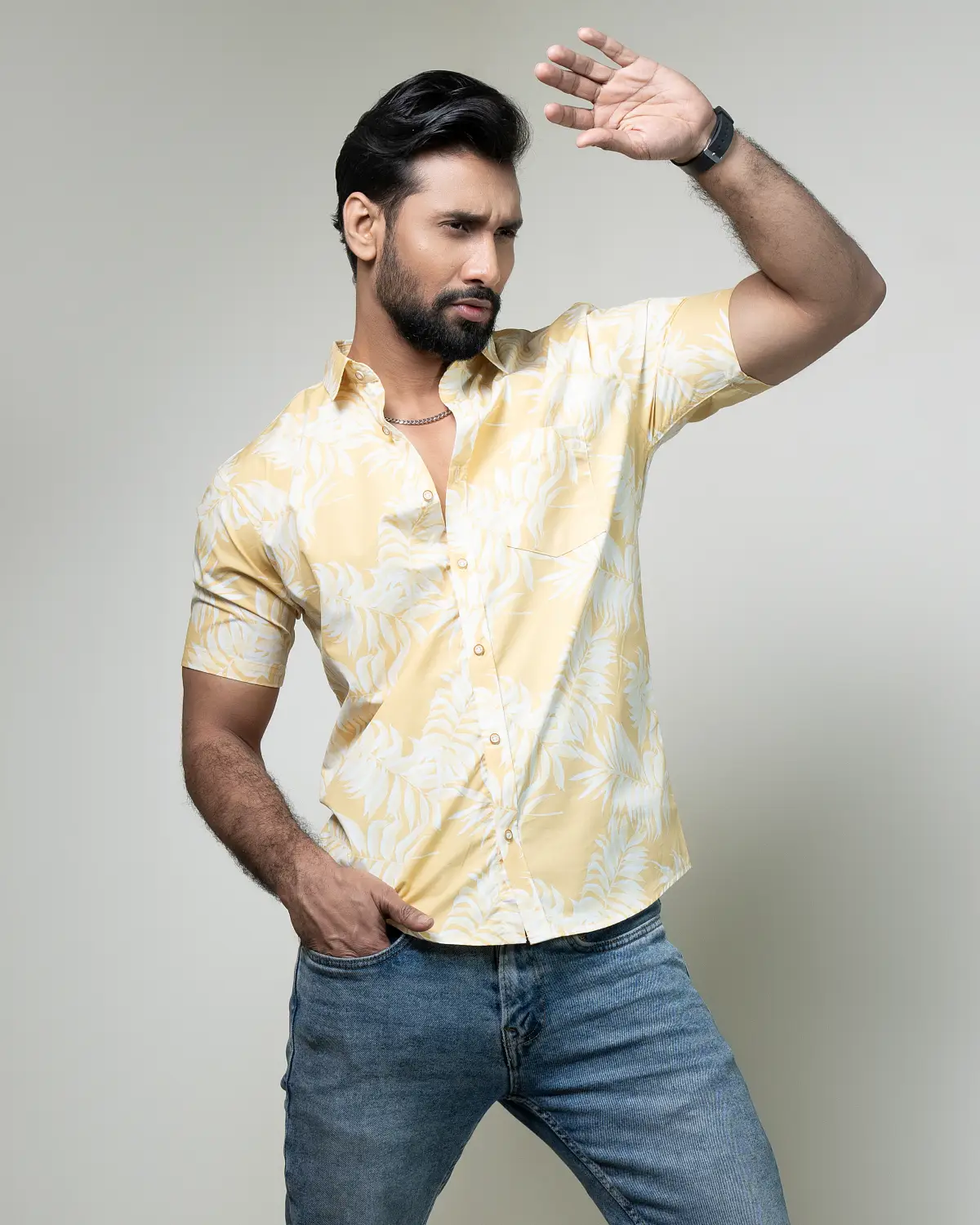 Mustred Half Shirt